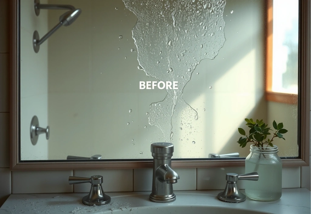 Antes: Baño con sarro